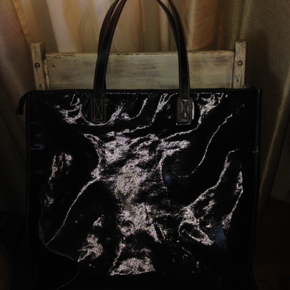 Vintage Gucci Patent Leather Shoppers Tote - Picture 7 of 10